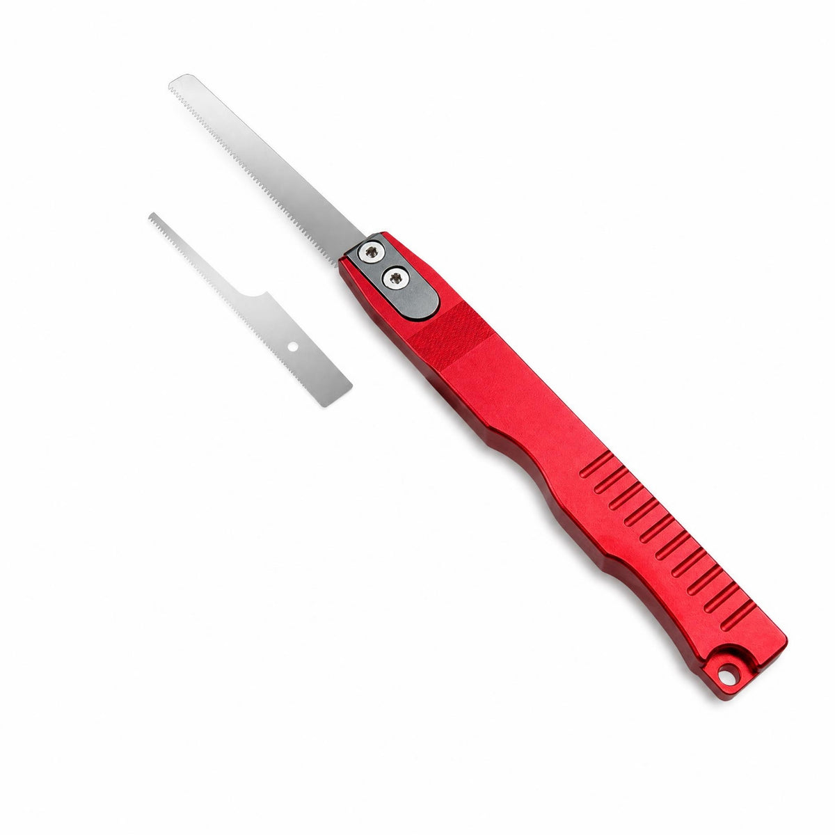 Light Alloy Model Hand Saw Metal Handle 9 Mm Blade Saw Grip Grooves