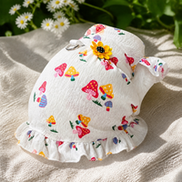 Breathable Summer Cat Dress with Leash Ring for Small Dogs & Cats, Anti-Shedding Pet Princess Skirt