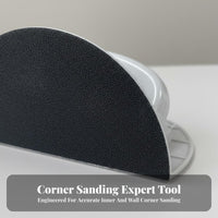 Easy Paper Changes Internal Corner Sander Comfortable Grip Sanding Holder Ergonomic Design for Painters, DIYers, Home Renovation