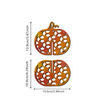 Freestanding Wooden Pumpkin 3D Pumpkin Decoration Fall Cutouts Rustic for Mantel