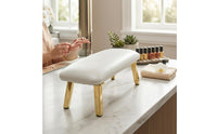 Cushioned Manicure Bench Slimline Folding Hand Rest Nail Salon Hand Rest Portable Beauty Tool Stable