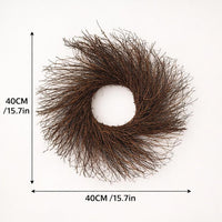 Wreath DIY Christmas Craft, Front Door Wall Hanging, Wedding Party Decors, Rattan Wreath Base, Handmade Woven