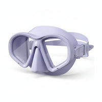 Liquid Silicone Low-Volume Mask Adjustable Freediving Mask Lightweight Goggles Watertight for Snorkelers, Divers