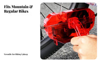 Cycle Chain Cleaner Bike Chain Cleaning Tool Closed Body