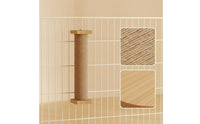 Wall-Mounted Cat Scratching Column Space-Saving Wall-Mounted Cat Scratcher Vertical for Cats