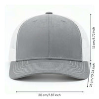 Breathable Mesh Trucker Cap Adjustable Fit Trucker Cap Cooling Headwear Lightweight