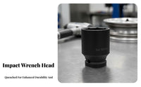 High Rotational Force 3/4 Inch Drive Shock Socket Chrome Molybdenum Steel Pneumatic Wrench Socket Head Industrial Grade for Mechanics