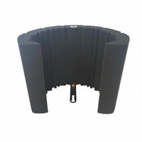 Noise Reduction Audio Capture Device Isolation Screen Reduces Reverberation & Reflections Mic Isolation Screen Lightweight Portable Vocal Booth Foldable Design for Vocalists