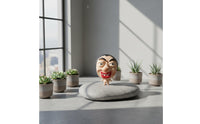 Quick Rebound Squishy Face Toy Stress Relief Rubber Face Squishy Soft Texture Press Doll Cute Design for Desk