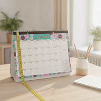 2026-2027 English Wall Calendar Desk Planner