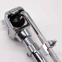 Drum Mounting Bracket Metal Tom Holder Mount Bracket Strong Hardware for Percussionists, Studio