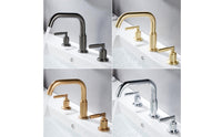 3 Hole Washroom Faucet Deck Mounted Tap Modern Hardware for Washroom