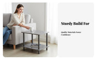C-Shaped Snack Stand Light Luxury End Table multipurpose for Living Room, Students