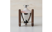 Coffee-Themed Sculpture with Wood Modern Coffee Station Decoration Minimalist Tabletop Ornament for Home Baristas, Kitchen Counter