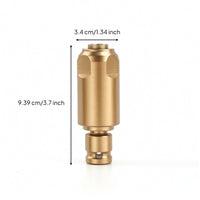 One-Piece Wrench to Drill Adapter Knurled Power Wrench Adapter with Hex Shoulder Metal Tool Multipurpose for Electricians