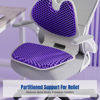 Lumbar Support Pad, Ergonomic Spine Pillow, Office Chair Waist Pad, Breathable TPE