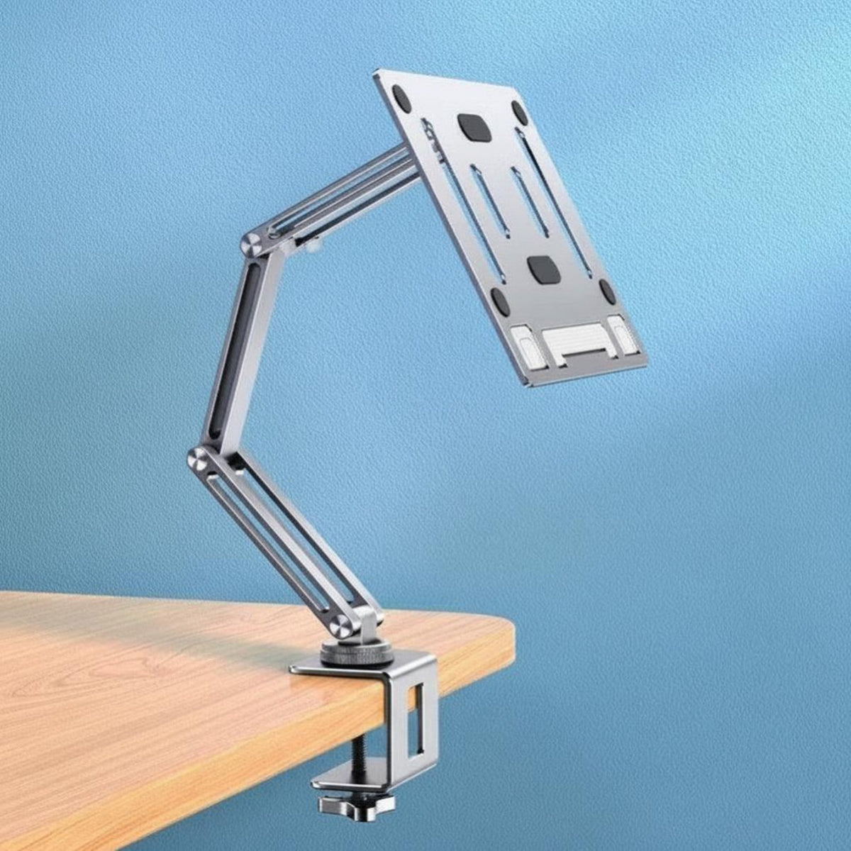 360° Rotation Adjustable limb Book Stand Foldable Design Clamp-on Cantilever limb Sturdy Build perusing Aid Wide Compatibility for Children, Office Workers, Musicians, Study Room, Bedroom, Home, Kitchen