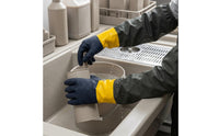 Textured Grip Chemical-Resistant Gloves Anti-Slip Corrosive-Resistant Gloves 70 Cm