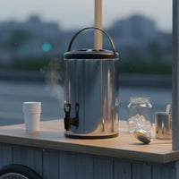 Professional Milk Tea Barrel Rust-Resistant Stainless Steel Beverage Dispenser Thermal Coffee Urn Easy to Clean for Shop Owners