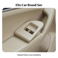 Precise Fit Master Power Window Switch Bezel Easy Installation Driver Side Window Switch Cover Long-Lasting Interior Door Handle Trim Wear Resistant