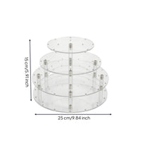 Sucker Display Stand Transparent Sucker Display Stand with Tiers Cake Sweet Treat Holder Reusable Polished for Bakers