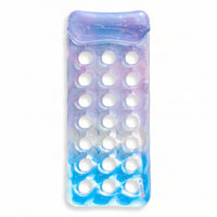 Open Design Inflatable Pool Lounge Floater Portable Floating Chair Backrest Water Leisure Foldable