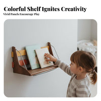 Space-Saving Wavy border board Decorative Storage wall-mounted Shelf Playful & aesthetic Display shelf Easy to Instsuitable for Home Decorators, homeowners, Playroom, Nursery, Living Room, Entryway