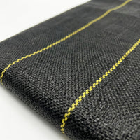 Weedmat for Gardens, Black Polypropylene Woven Ground Cover Mat, High Permeability Landscape Membrane for Gardening, Driveway Underlayment
