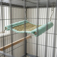 Easy to Hang Parrot Sling Bed Soft Bird Swing Bed Play and Rest Hanging Bird Nest Warm Sleeping Place for Parrots, Small Birds, Resting