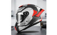 Full-Coverage Headgear Helmet with Sun | DOT Approved, Aerodynamic with Sun Visor, for Highway Riding