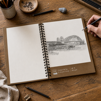 A4 Sketchbook Thickened Art Student Sketch Pad Blank Drawing Paper for Colored Pencils