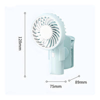 Multi-Functional Umbrella Clip Fan Rechargeable Handheld Clip Fan 360° Adjustable Personal Appliance 3 Speed for Commuters, Students, Outdoor, Travel, Office, Stroller