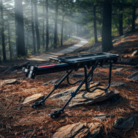 Tubular-Frame Rear Cycle Rack Reflective Rear Bike Rack Lightweight Bike Cargo Carrier Long-Lasting for Commuting