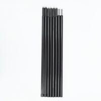 2 Meter Tent Awning Pole Iron Canopy Support Rod Heavy Duty Tent Vestibule Pole for Campers, Outdoor Enthusiasts, Backyard, Beach, Picnic