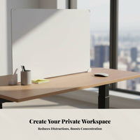 Office Table Divider, Desktop Privacy Panel, Foldable, Anti-Fall, Movable Partition Screen