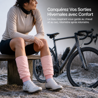Cotton Knee Warmers for Men and Women - Thermal Leg Sleeves for Joint Support, Cycling, and Postpartum Recovery