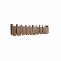 Folding Hooks Piano Key Hook Rail Space-Saving Piano Key Hook Rack Rounded Edges Wall Hanger Heavy-Duty for Design Enthusiasts, Homeowners, Entryway, Hallway, Mudroom, Bedroom