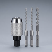 Knurled Impact Wrench Adapter with Cordless Wrench to Drill Adapter Industrial-Grade Bit Holder Heavy-Duty for Mechanics
