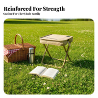 Foldable Collapsible on-the-on-the-move Stool space-saving Small Collapsible Stool Lightweight Camping Seat long-finaling for Outdoor Enthusiasts, on-the-on-the-moveers, fishers, Hiking, Fishing, Gardening, Waiting in a queue
