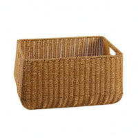 Braided Container Basket Open-Top Organizing Bin Sturdy Home Storage Unit