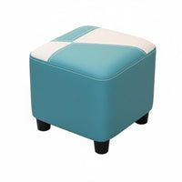 Scuff-Resistant Resistant Upholstered Footrest space-efficient Size Upholstered Ottoman adaptable Low Stool Space-Saving for Pet Owners, property owners, Children, Entryway, Living Room, Bedroom, Office