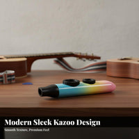 Easy to Play Kazoo With Lanyard Plastic Kazoo Lightweight for Beginners, Musicians, Performance, Music Class, Party