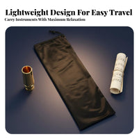 Trumpet Storage Bag Soft Velvet Material Bb Key Trumpet Dust Cover Shielded Flannel Instrument Protector for Students, Band Members, Travel