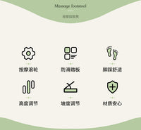 新款家用踩脚凳办公室桌下脚踏板防翘二郎腿神器沙发搁脚凳放脚垫 棕色 四档高度☆角度可调