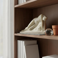 Luxury Design Abstract Figure Sculpture Vintage Look Female Form Sculpture Artistic Design Nude Body Statue Art Collector Gift for Study, Desk, Bookshelf