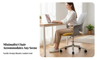 Nordic Design Molded Shell Chair Minimalist design Household Furniture Padded Seat Seating Solution Ergonomic Shape for Students, Homeowners, Business Owners, Office, Dining Room, Restaurant, Kitchen