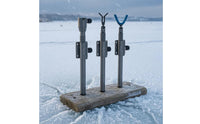 3 Pieces Ice Fishing Rod Holder Clamp-Style Adjustable Rod Holder