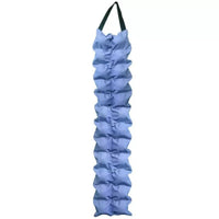 Segmented Spine-Stretching Cushion Caterpillar-Shaped Pilates Spine Cushion Carrying Strap Fitness Equipment Supportive for Exercise, Relaxation