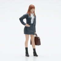 Miniature Figure Freestanding Diorama Figure Painted People Figurines for Street Scene
