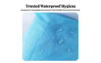 10 Pieces Ultra-Thin Disposable Waterproof Pillowcase Hygienic Medical Non-Woven Pillow Cover Lightweight for Medical Facility S
